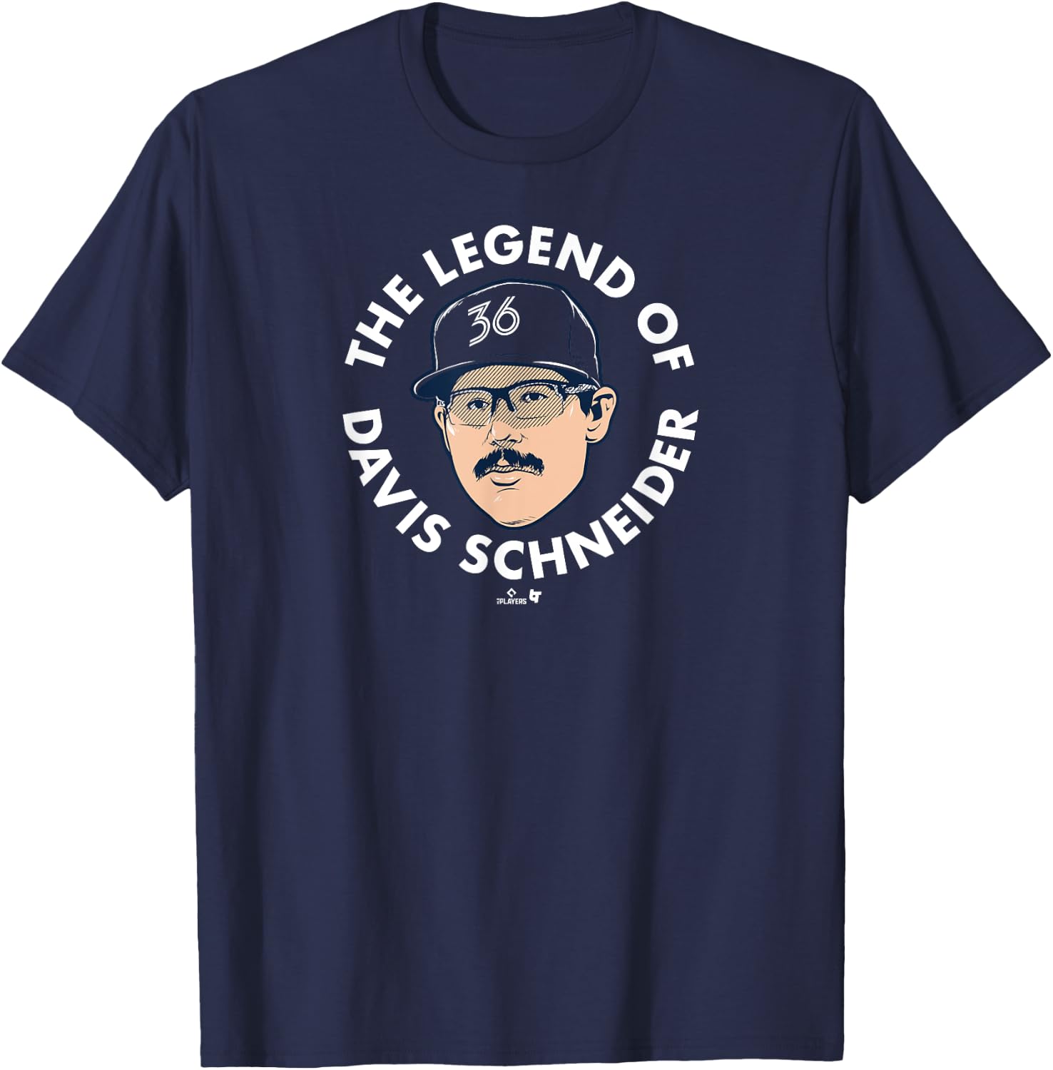 The Legend of Davis Schneider - Toronto Baseball T-Shirt - T-Shirt | Navy