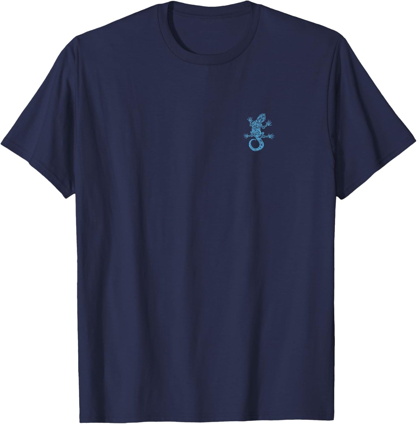 Tribal Hawaiian Gecko T-Shirt - T-Shirt | Navy