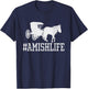 Amish Life - Funny Horse and Buggy #AmishLife T-Shirt - T-Shirt | Navy