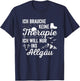 Hiking Ich Brauche Keine Therapie Ich Will Nur Ins Allgäu T-Shirt - T-Shirt | Navy