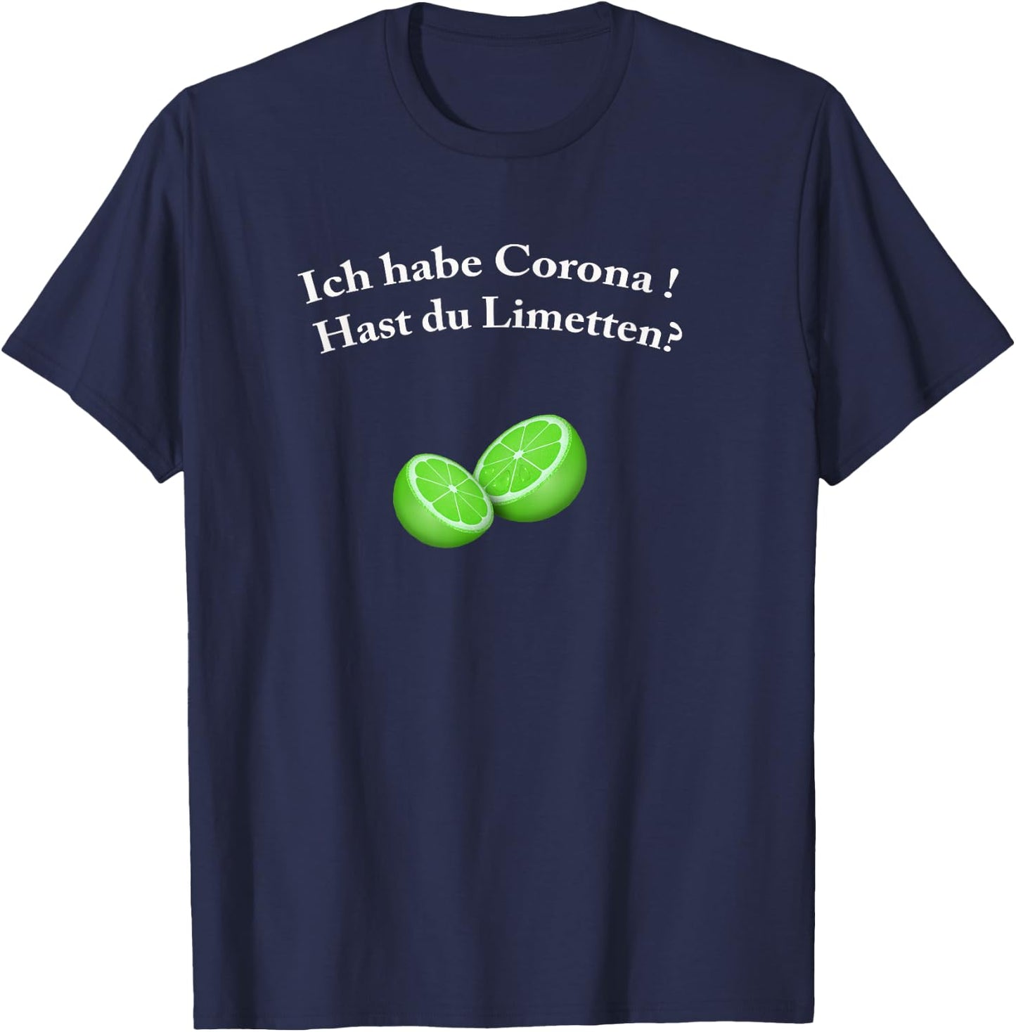 Corona Lime T-Shirt - T-Shirt | Navy