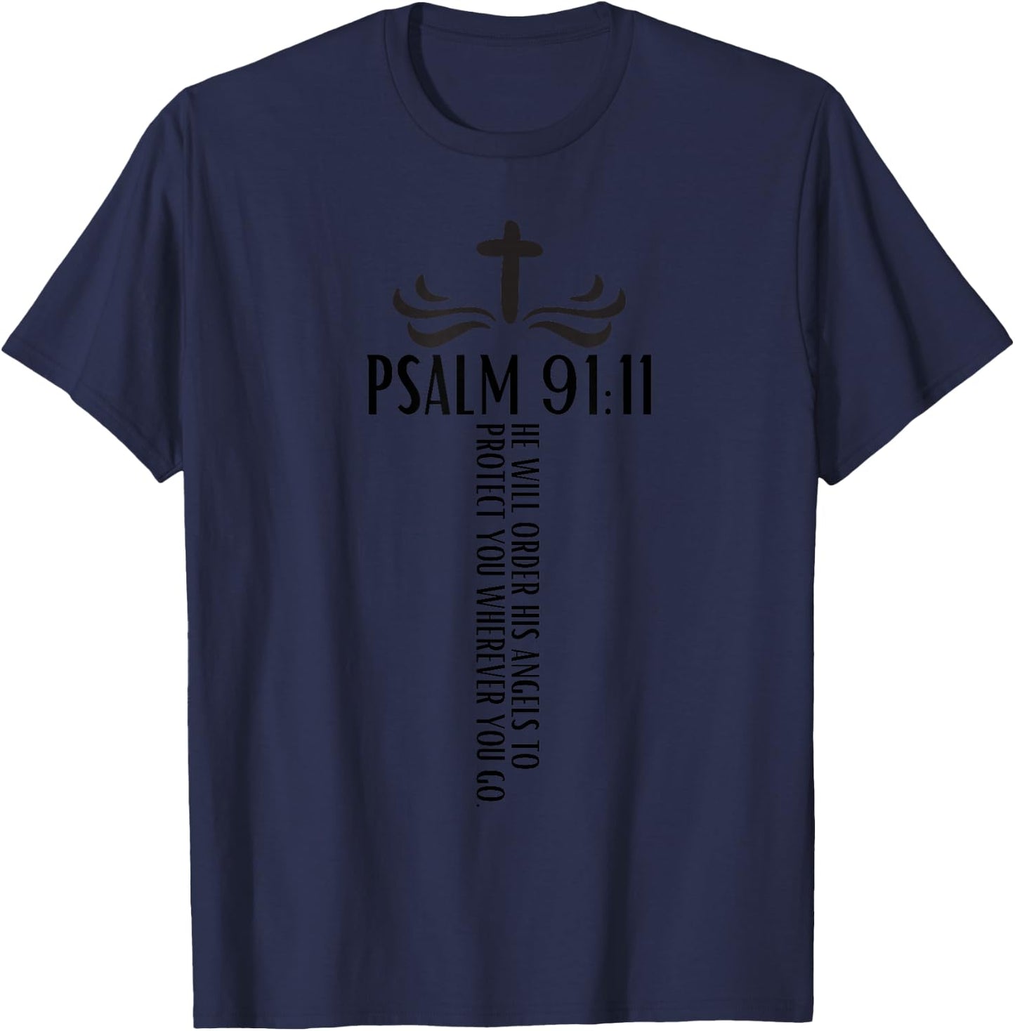 Jesus verse bible study Christian T-Shirt - T-Shirt | Navy