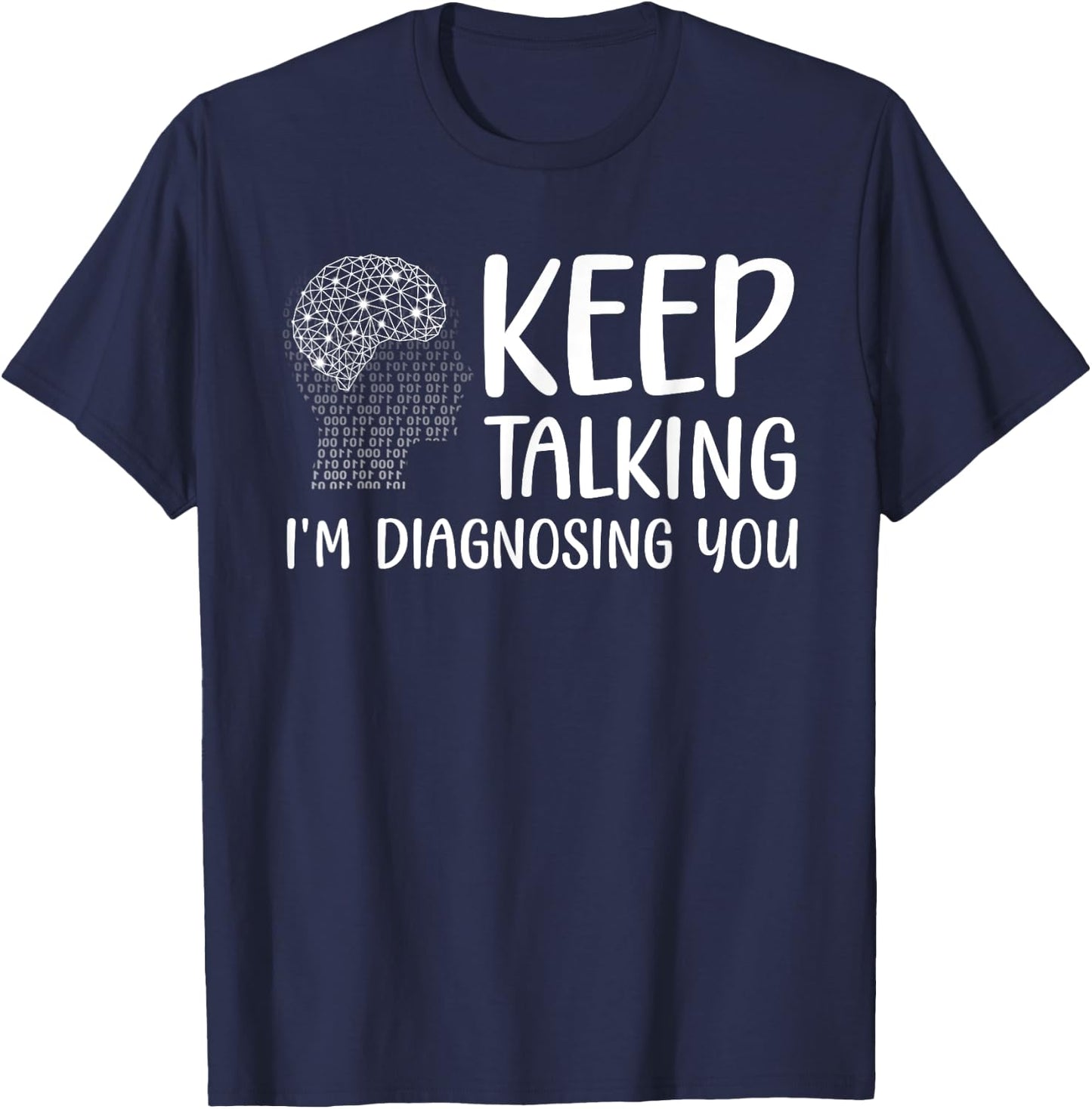 Funny Psychologist Art Women Psychology Graduation T-Shirt - T-Shirt | Navy