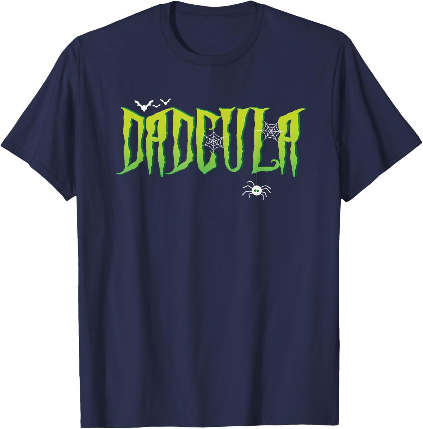 Funny Dadcula Halloween Dad Couples Matching Costume T-Shirt - T-Shirt | Navy