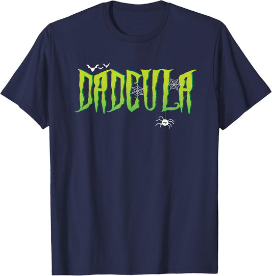Funny Dadcula Halloween Dad Couples Matching Costume T-Shirt - T-Shirt | Navy