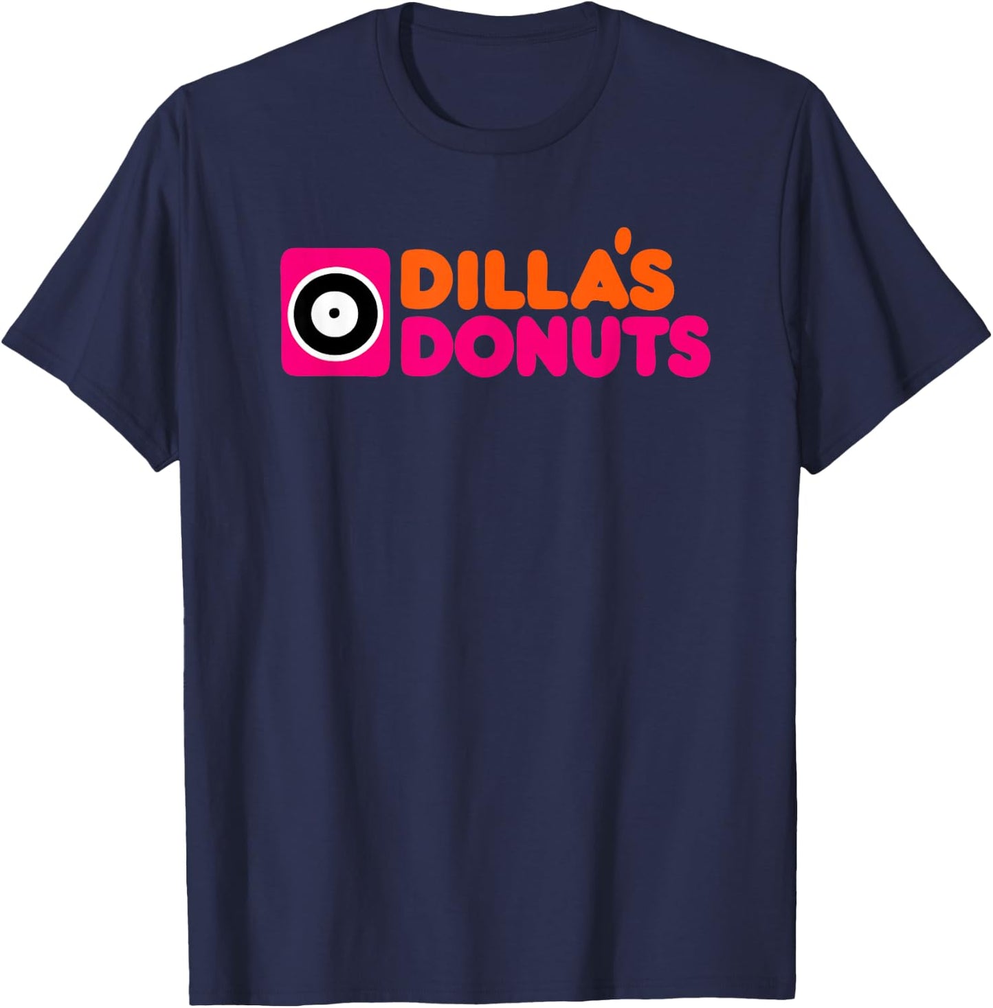 J Dillas Donuts Hiphop Jay Dee T-Shirt - T-Shirt | Navy