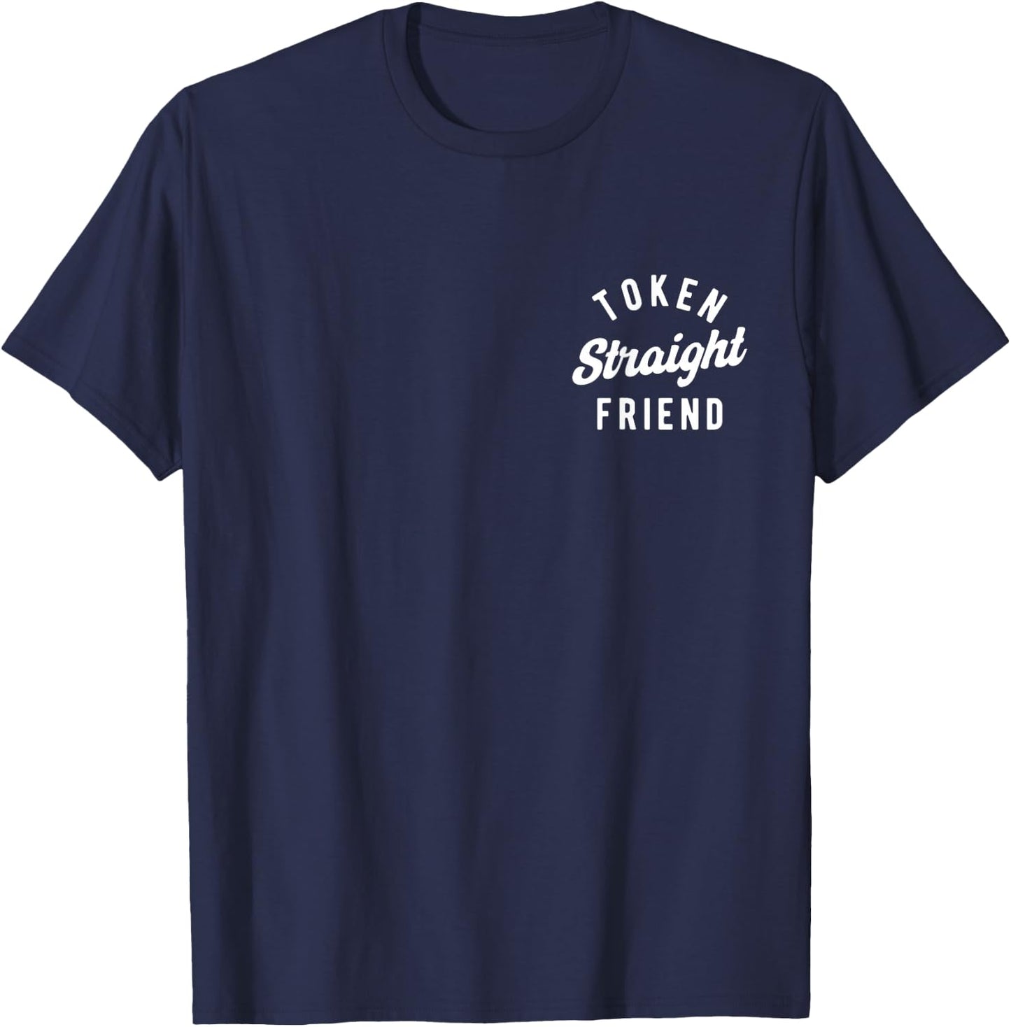 Token Straight Friend T-Shirt - T-Shirt | Navy