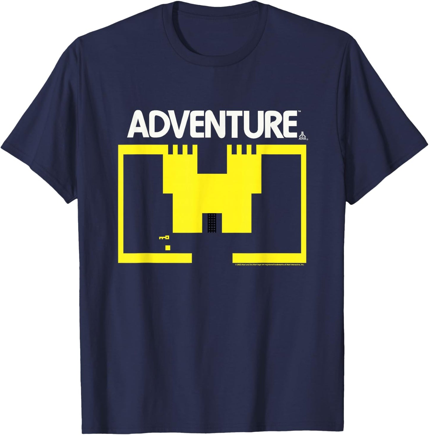 Atari Adventure Screen Art T-Shirt - T-Shirt | Navy