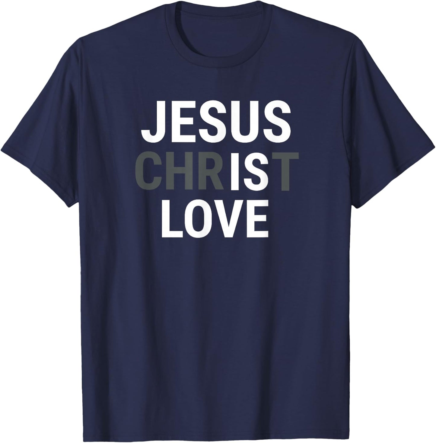 Jesus Christ Love T-Shirt - T-Shirt | Navy