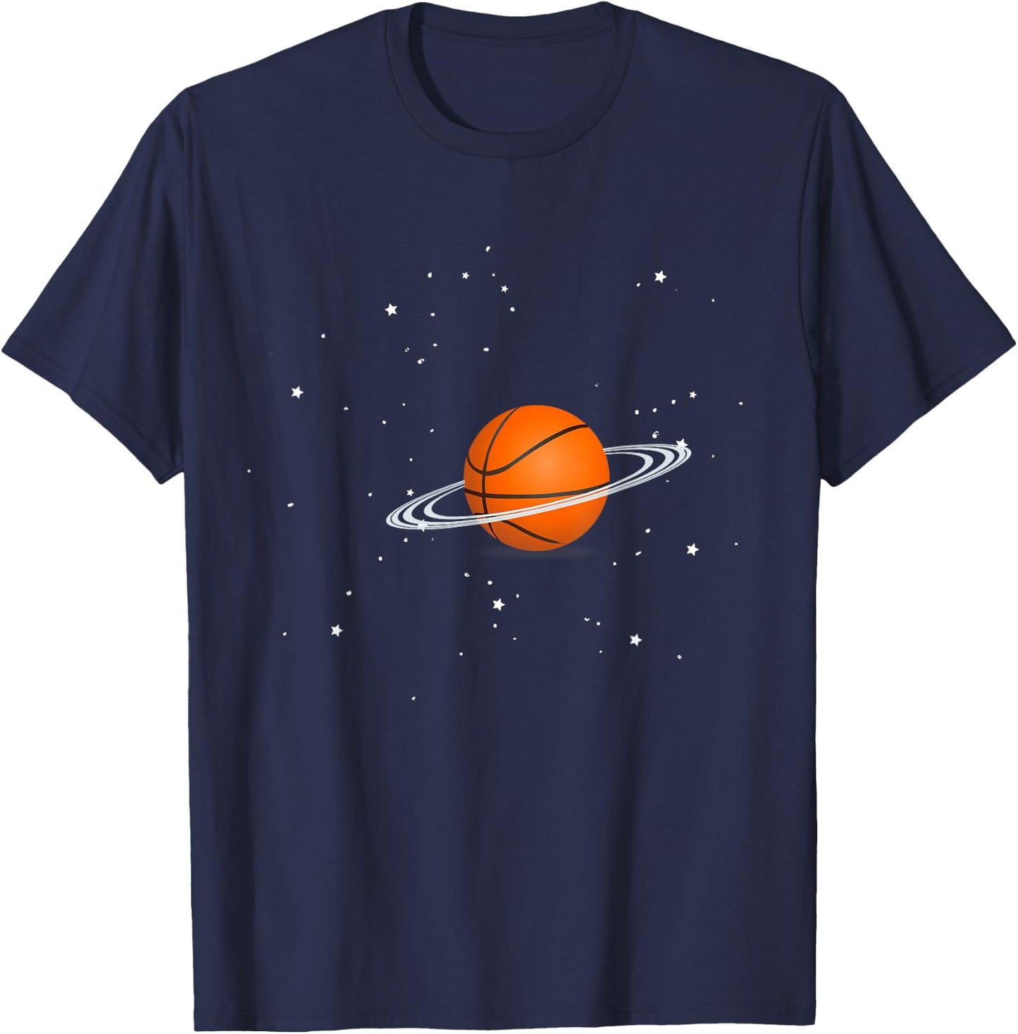 Basketball lovers basketball player space funny T-Shirt - T-Shirt | Navy