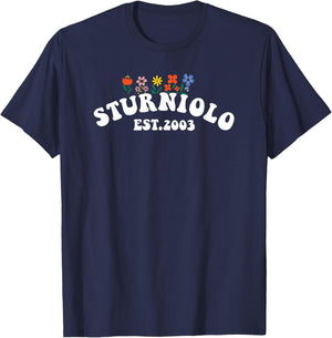 Sturniolo Triplets Women's Black Graphic - Small, Short Sleeve, , Classic Fit T-Shirt - T-Shirt | Navy