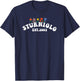 Sturniolo Triplets Women's Black Graphic - Small, Short Sleeve, , Classic Fit T-Shirt - T-Shirt | Navy
