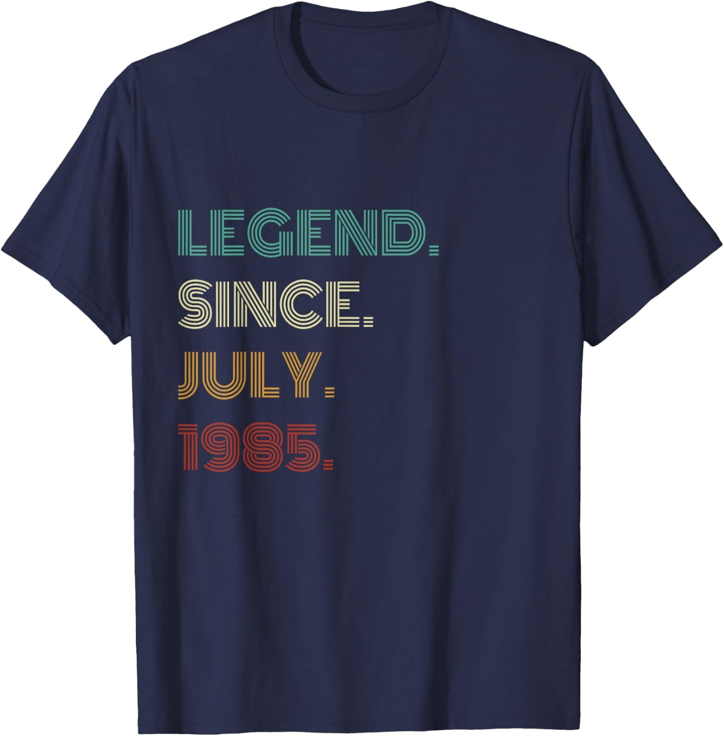40 Years Old Legend Since July 1985 40th Birthday T-Shirt - T-Shirt | Navy