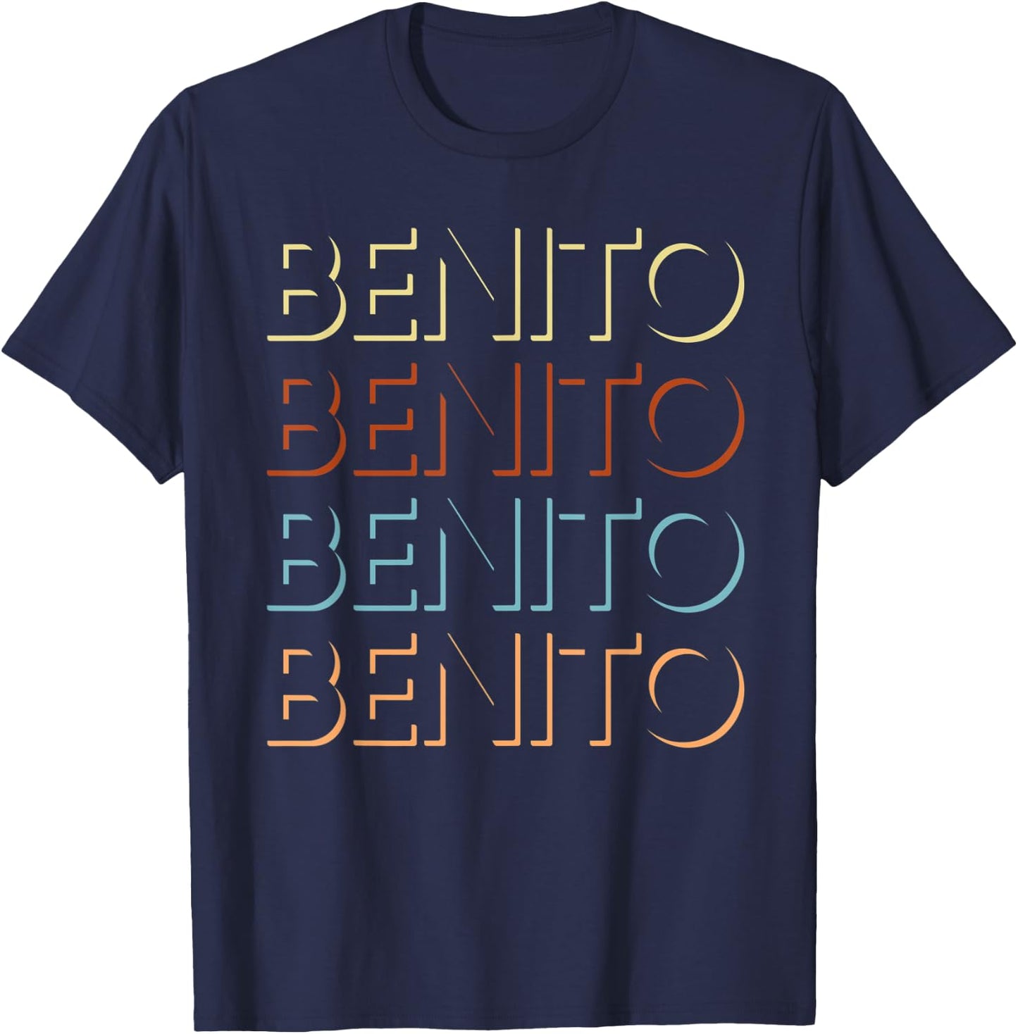 Benito First Name My Personalized Named T-Shirt - T-Shirt | Navy