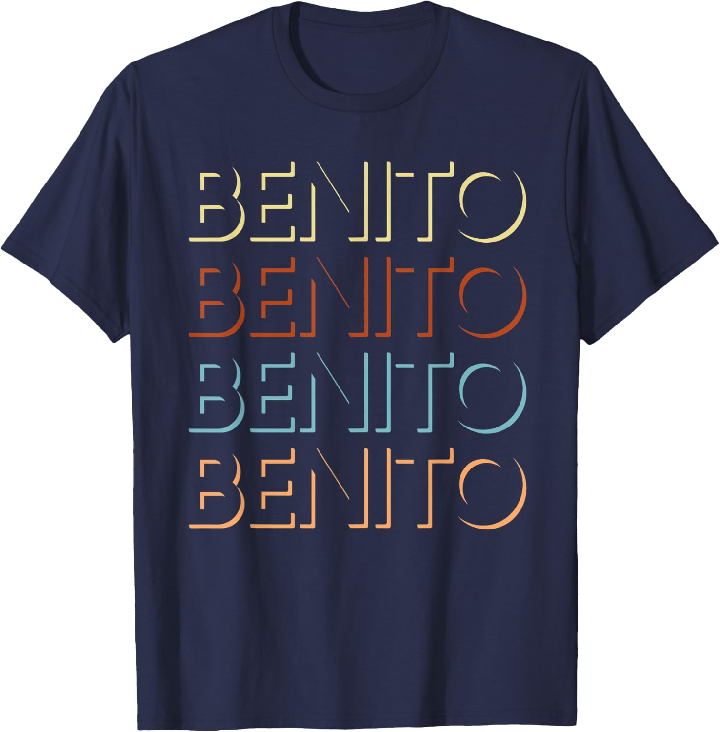 Benito First Name My Personalized Named T-Shirt - T-Shirt | Navy