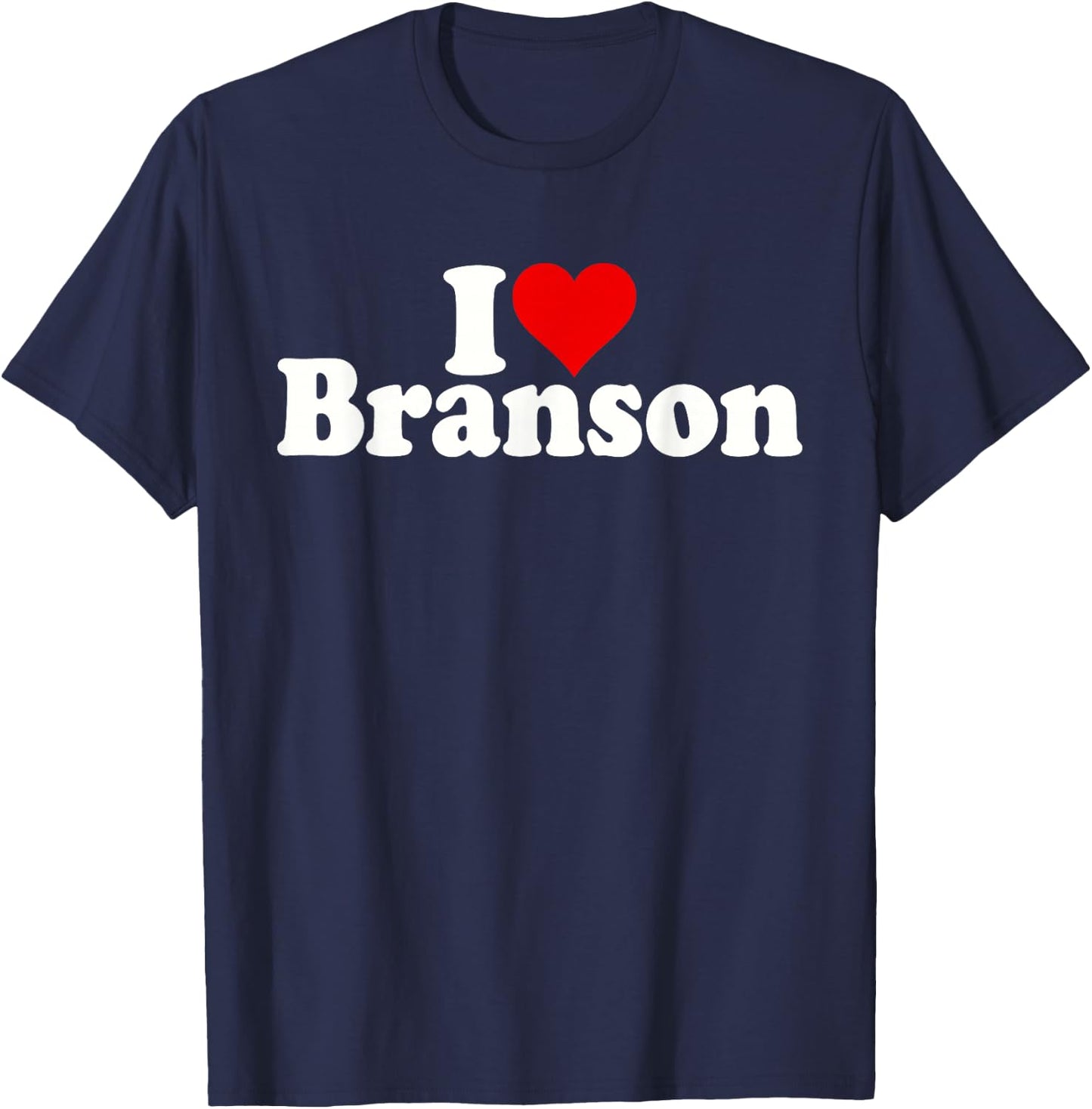 I Love Heart Branson Missouri T-Shirt - T-Shirt | Navy