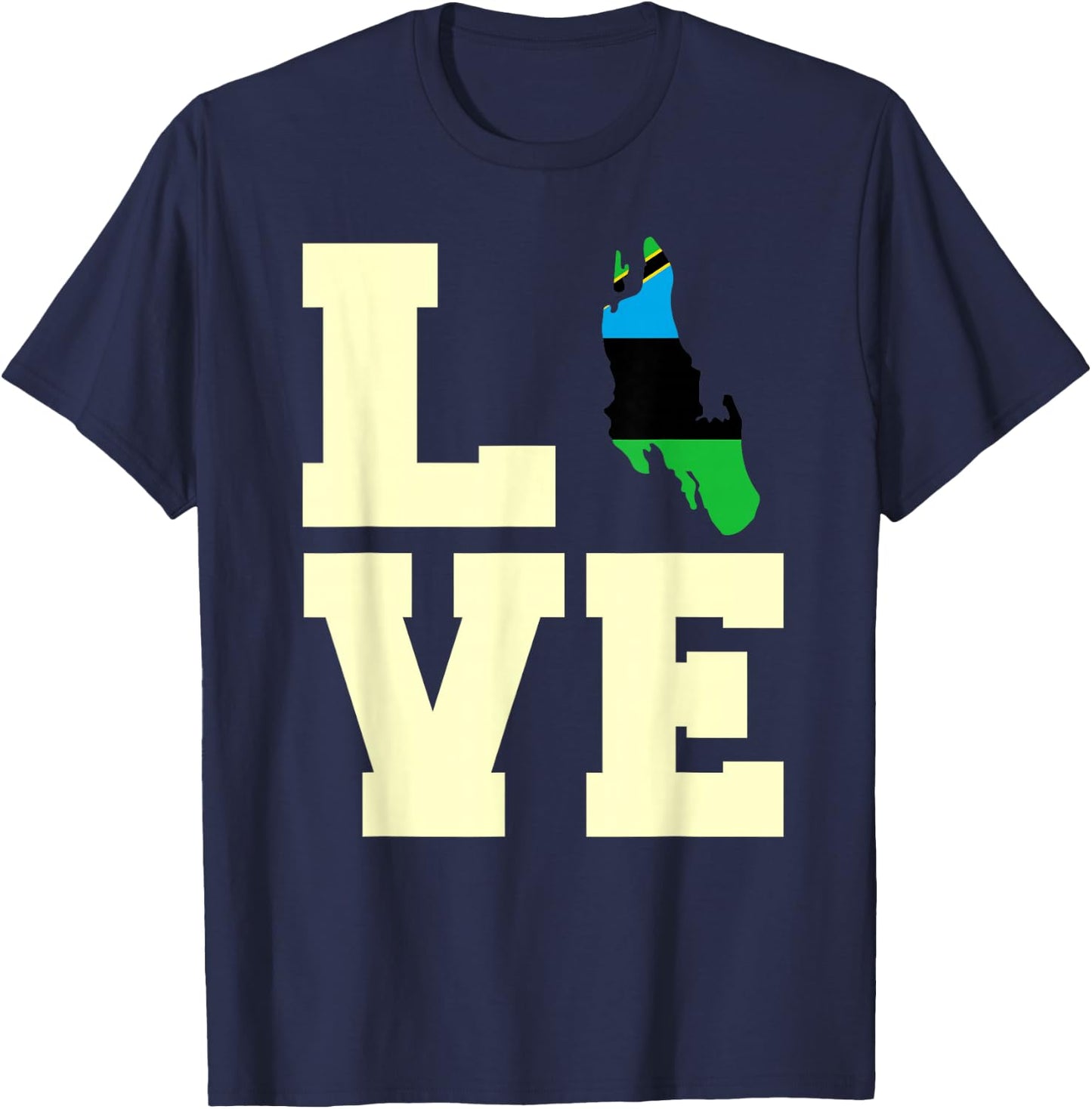 Love Zanzibar T-Shirt - T-Shirt | Navy