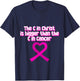The C In Christ Is Bigger Than The C In Cancer T-Shirt - T-Shirt | Navy