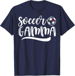 Funny Soccer Gamma Soccer Lover Mother's Day T-Shirt - T-Shirt | Navy