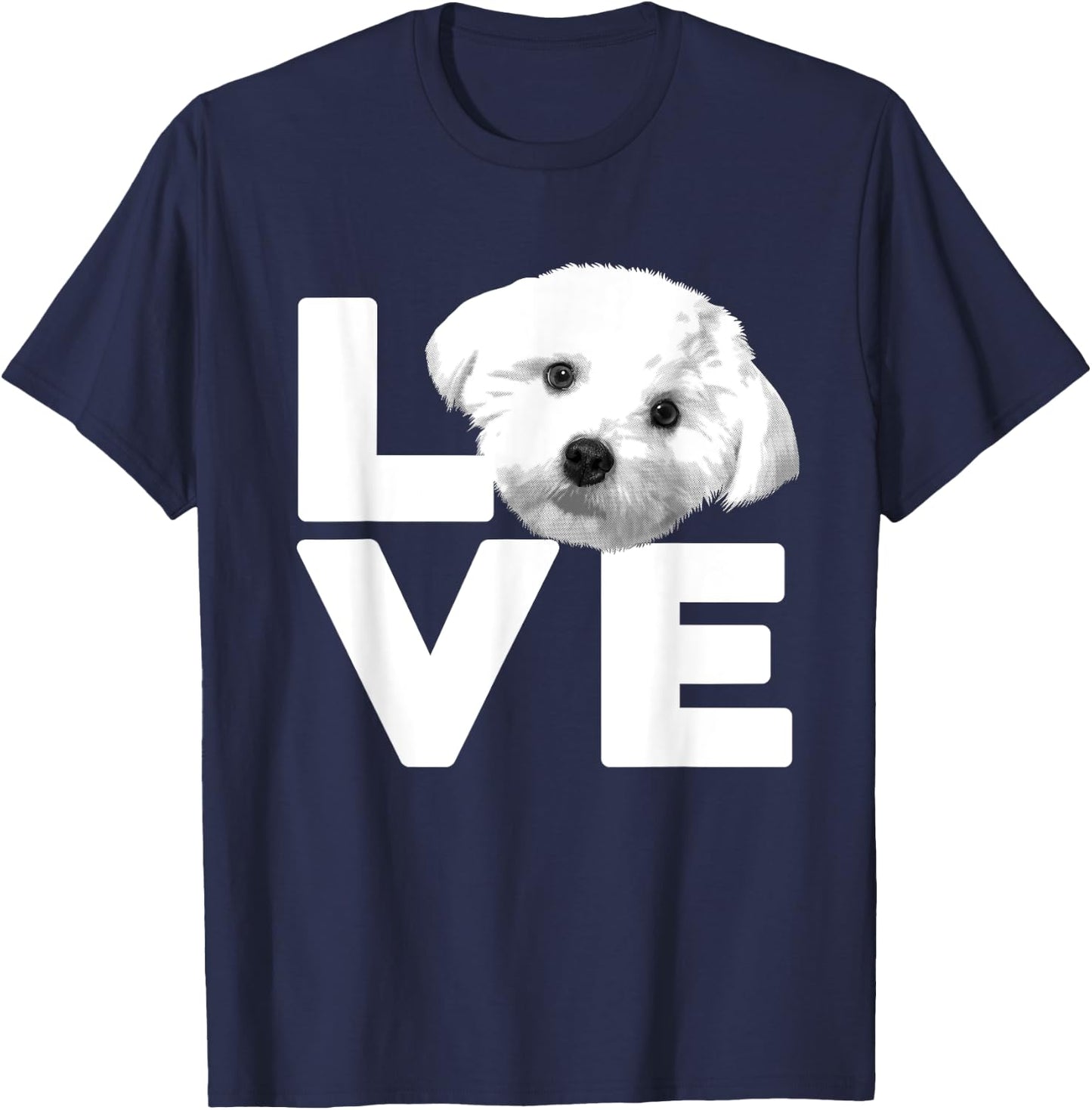 Funny Maltese Women Dog Lover Groomer Owner Puppy T-Shirt - T-Shirt | Navy