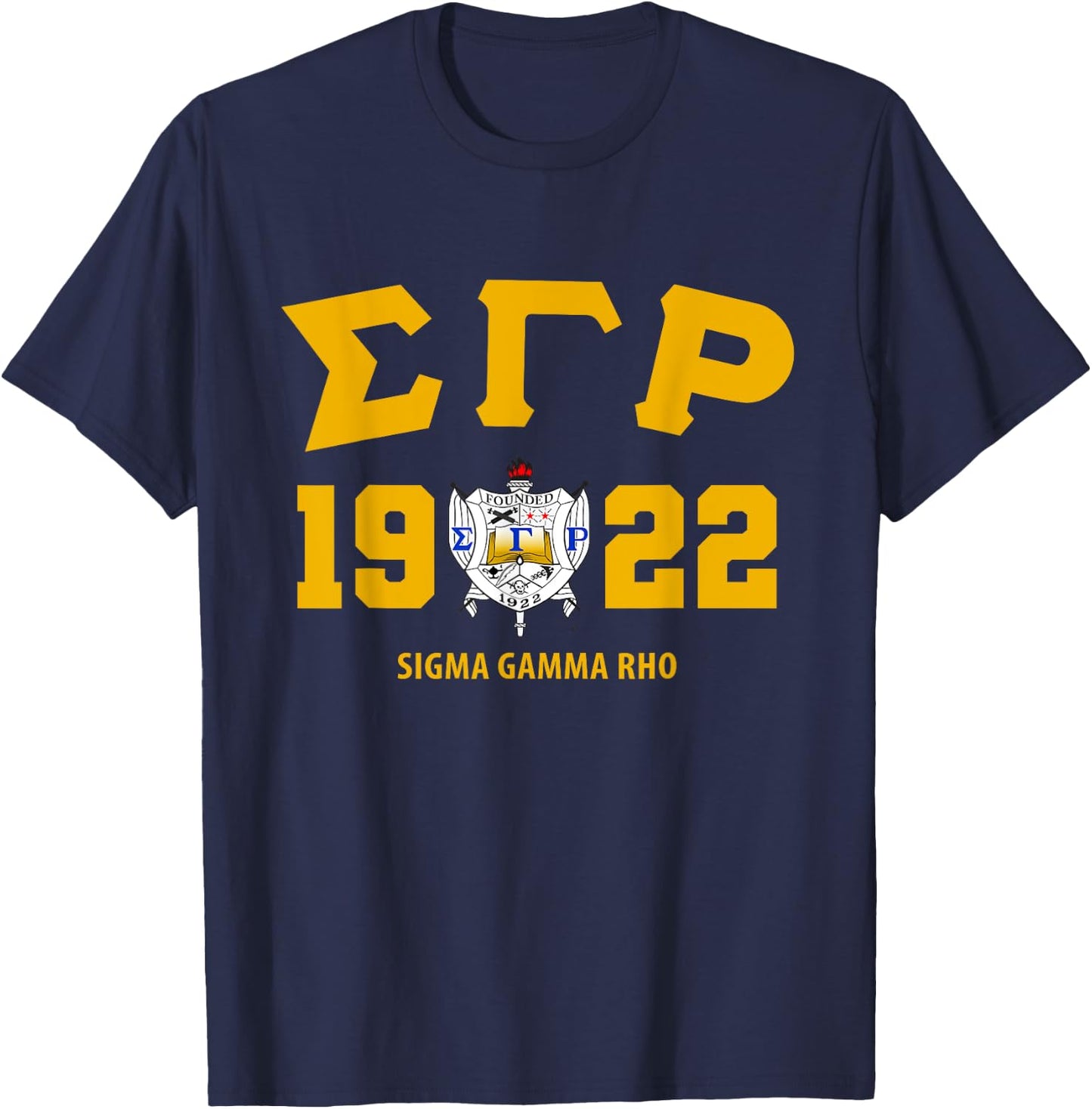 Sigma Gamma Rho Sorority Sisterhood T-Shirt - T-Shirt | Navy