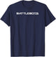 BattleBots Horizontal White Logo T-Shirt - T-Shirt | Navy