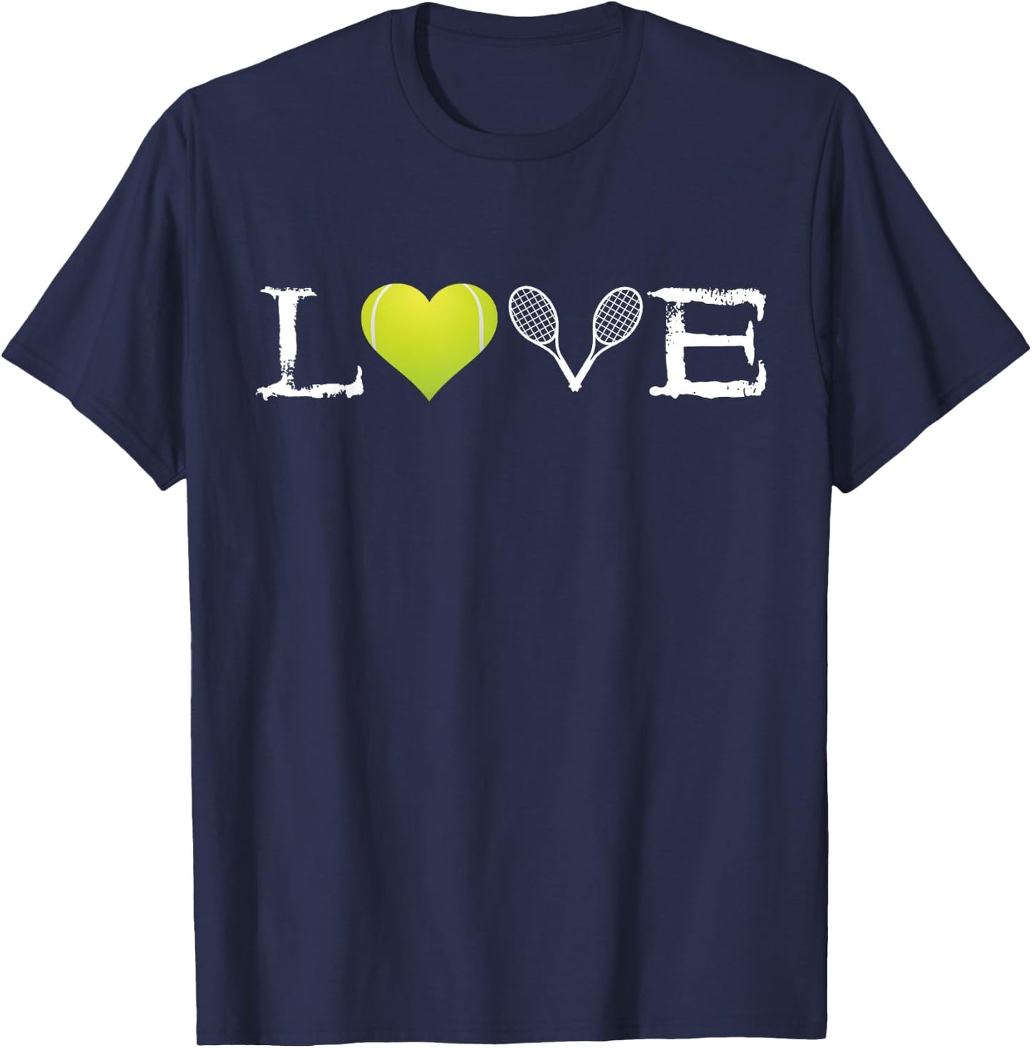 Tennis Ball Love Tennis Racquets Tennis Lover Racket Sport T-Shirt - T-Shirt | Navy