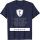 proverbs bible study Psalm 84 9 10 T-Shirt - T-Shirt | Navy
