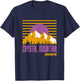 Crystal Mountain Washington Vintage Mountains Hiking Camp T-Shirt - T-Shirt | Navy
