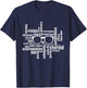 Optometry Glasses - Optometrist Optician Ophthalmologist T-Shirt - T-Shirt | Navy