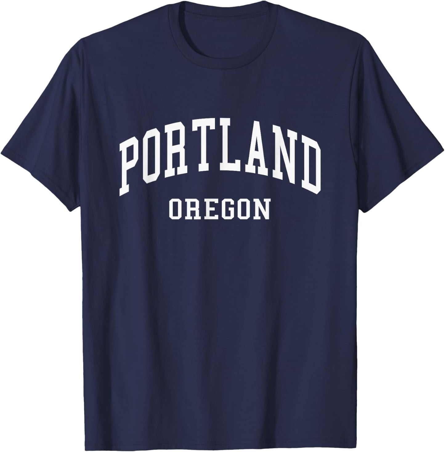Portland - Oregon - Throwback Design - Classic T-Shirt - T-Shirt | Navy