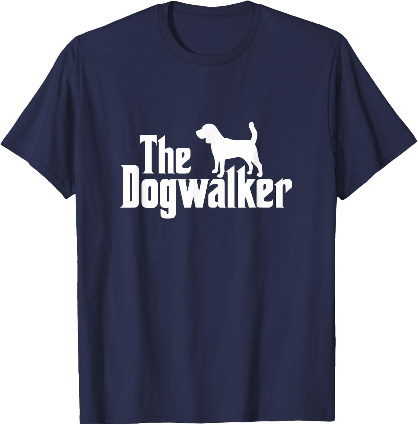 Dog Walker Dog Lover The Dogwalker Professional Dog Walkers T-Shirt - T-Shirt | Navy