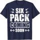Six Pack Coming Soon T-Shirt - T-Shirt | Navy