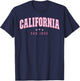 San Jose California Preppy T-Shirt - T-Shirt | Navy