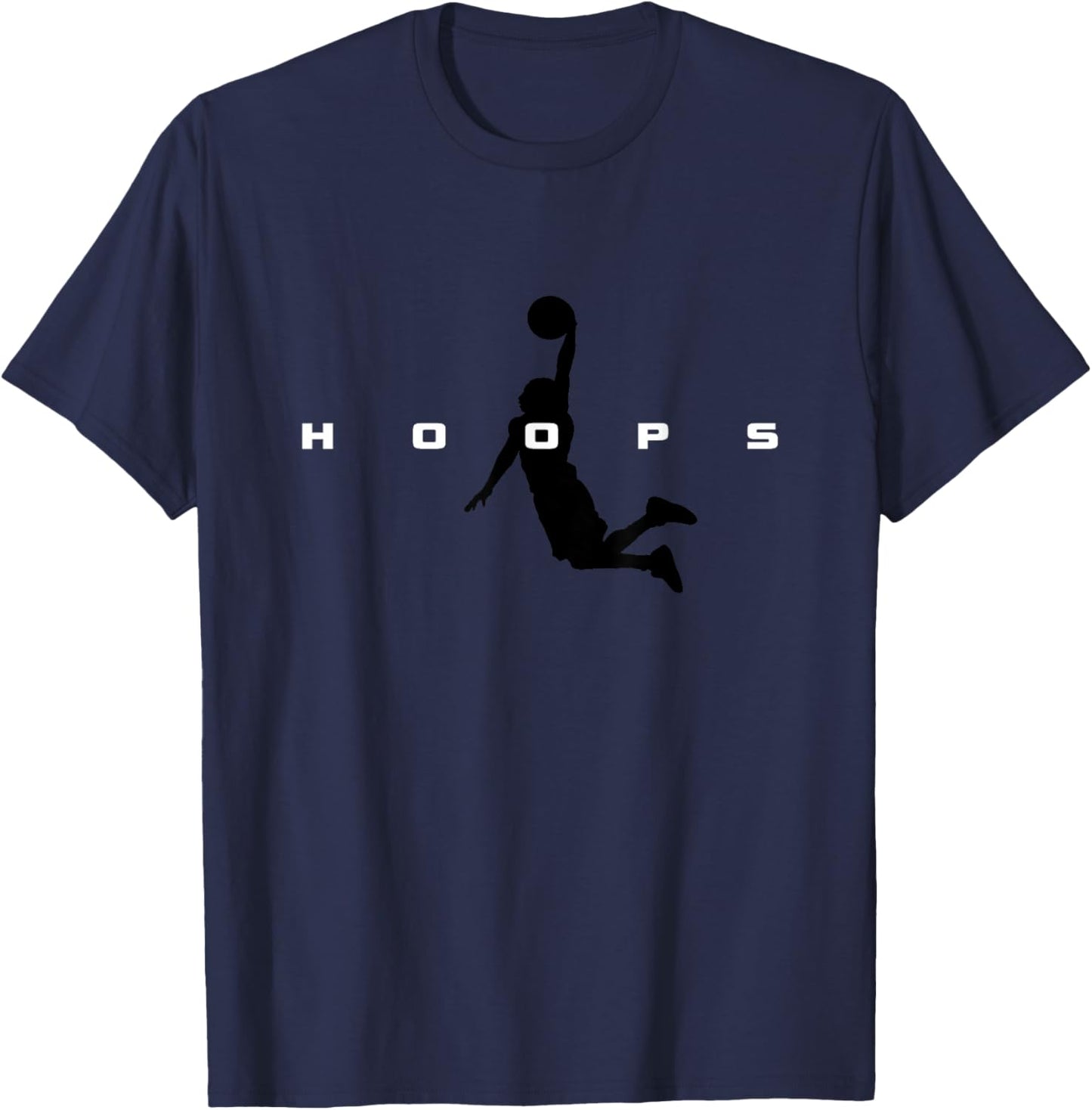Hoops Basketball Apparel - Basketball T-Shirt - T-Shirt | Navy