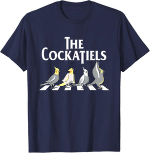 The Cockatiels - Weiro Bird Quarrion Parrot Lover T-Shirt - T-Shirt | Navy