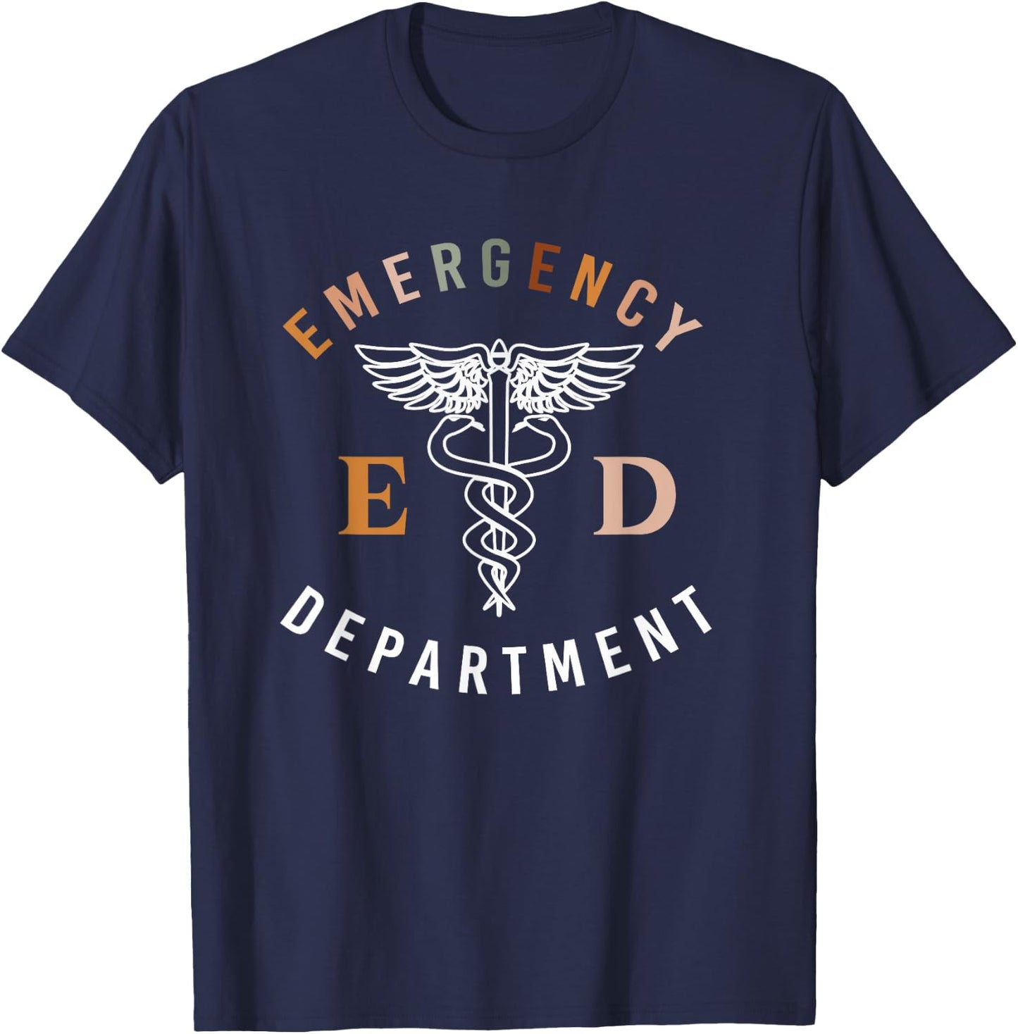 Emergency Department ER ED Emergency Room Nurse Trauma Nurse T-Shirt - T-Shirt | Navy