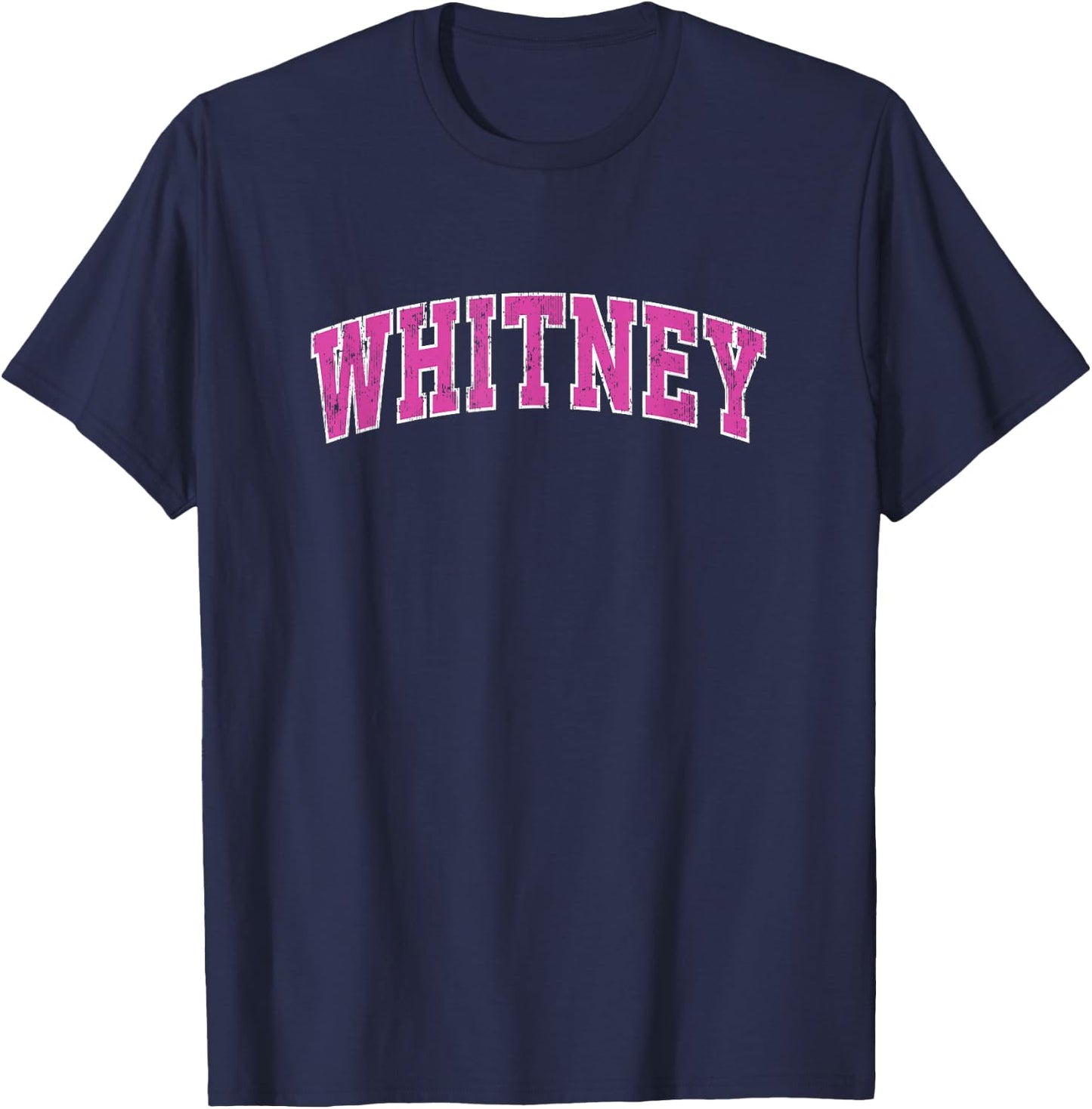 Whitney Nevada NV Vintage Sports Design Pink Design T-Shirt - T-Shirt | Navy