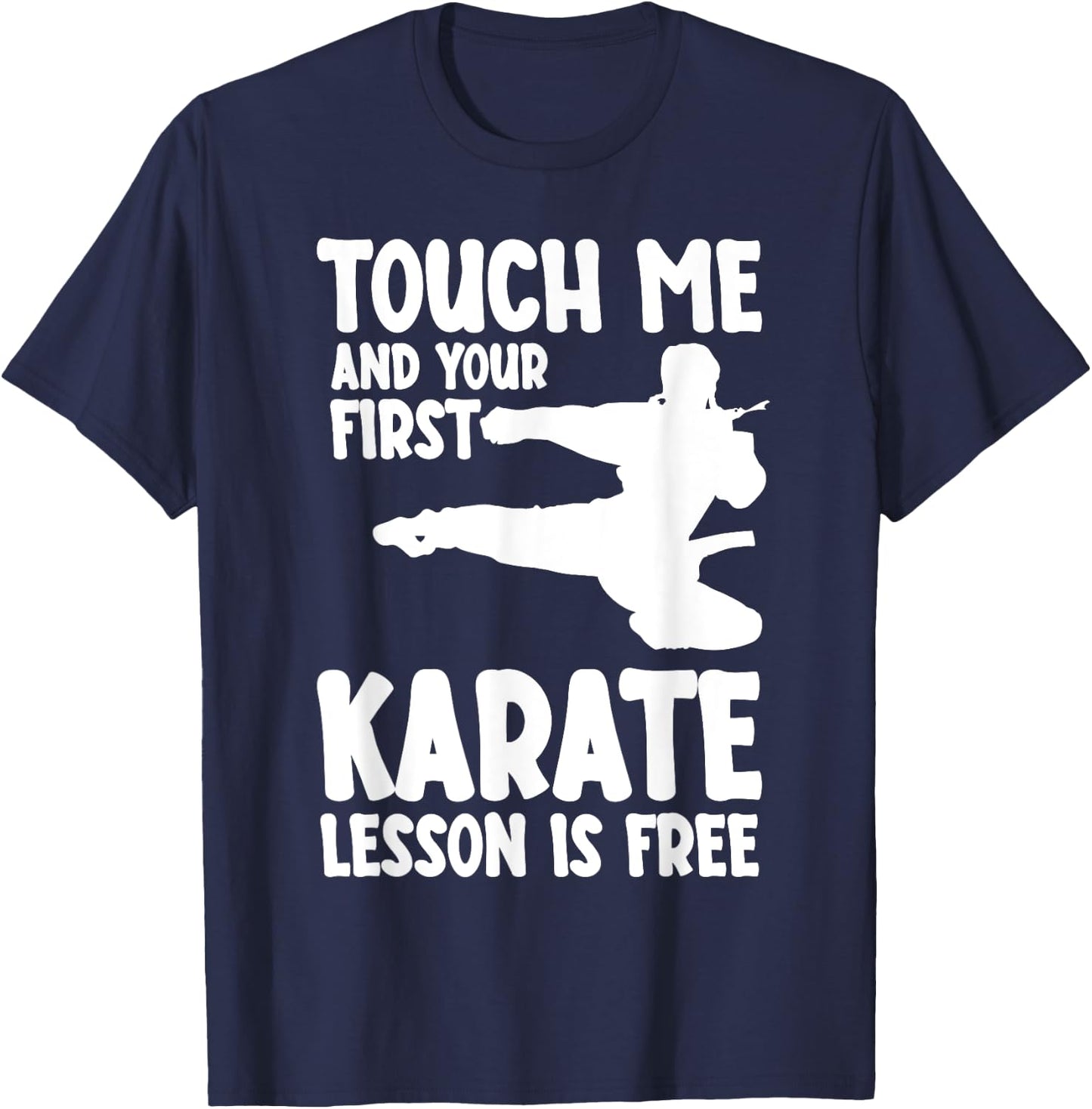 Karate Lesson Karateka Martial Arts Teacher Instructor T-Shirt - T-Shirt | Navy