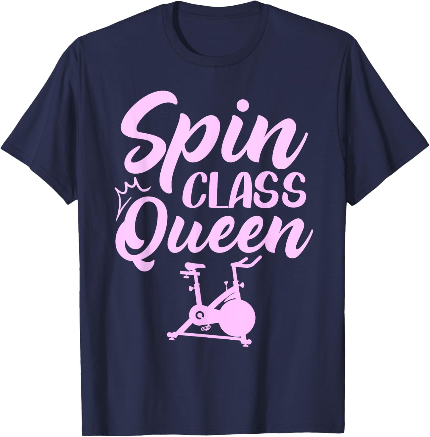 Spinning Class Spin Class Queen Spin T-Shirt - T-Shirt | Navy