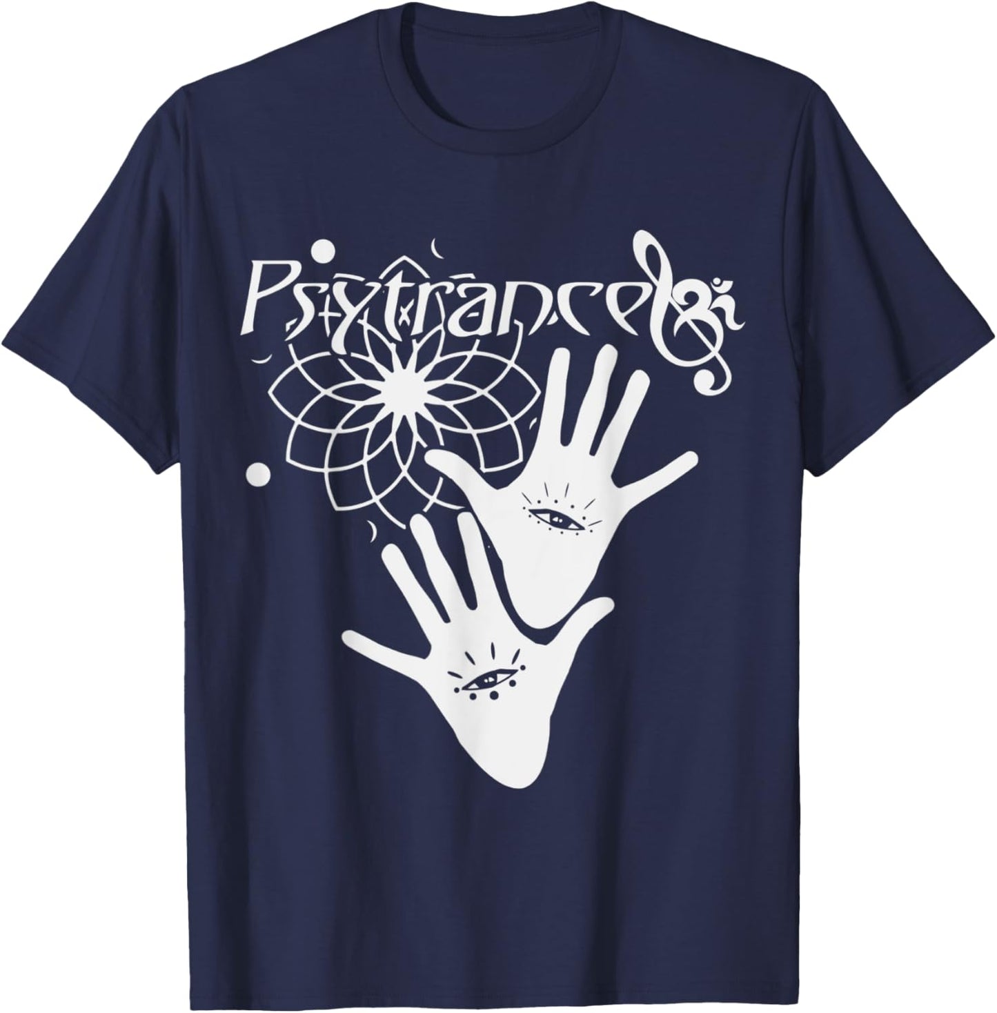 Psytrance Goa Psy Techno Rave Raver Festival Present T-Shirt - T-Shirt | Navy