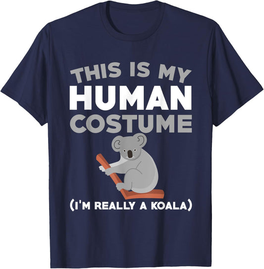 Funny Koala Costume Love Koalas T-Shirt - T-Shirt | Navy