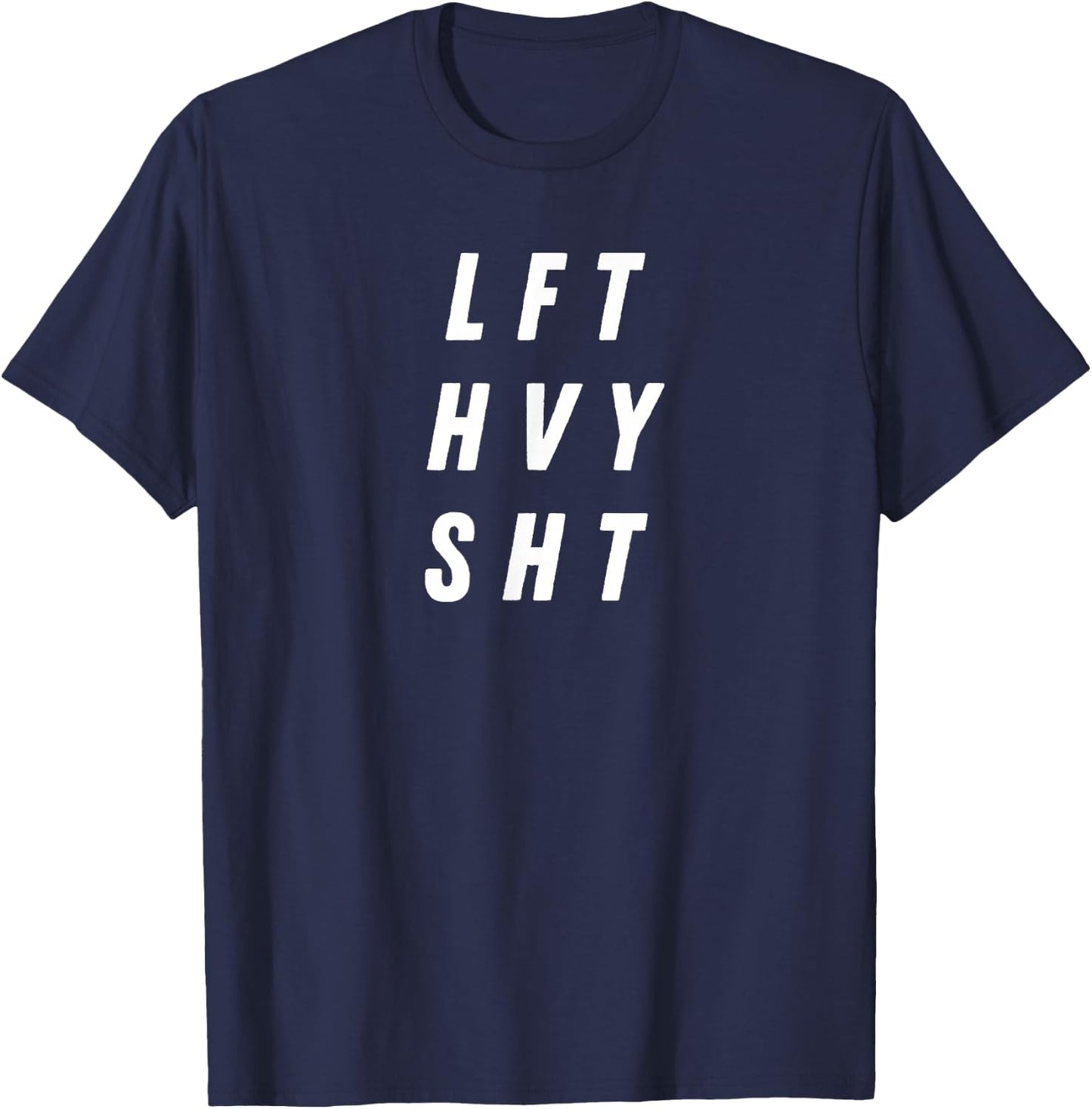 Lift Heavy Pump Cover Oversized Gym Workout Design T-Shirt - T-Shirt | Navy