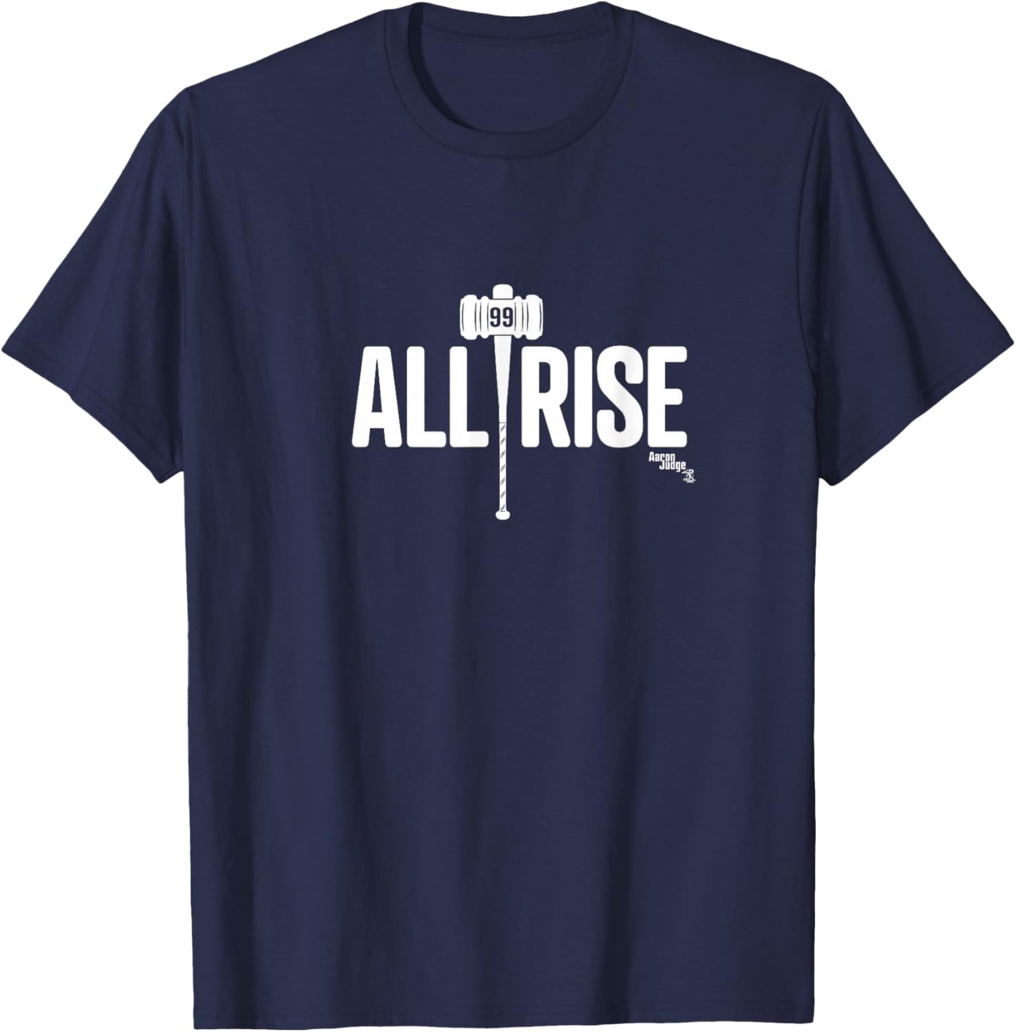 Aaron Judge - All Rise - New York Baseball T-Shirt - T-Shirt | Navy