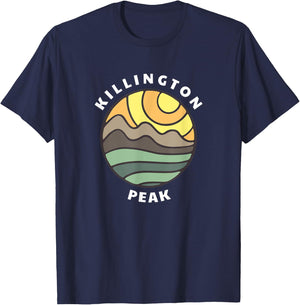 Killington Peak Vermont Mountains VT Vacation Souvenir T-Shirt - T-Shirt | Navy