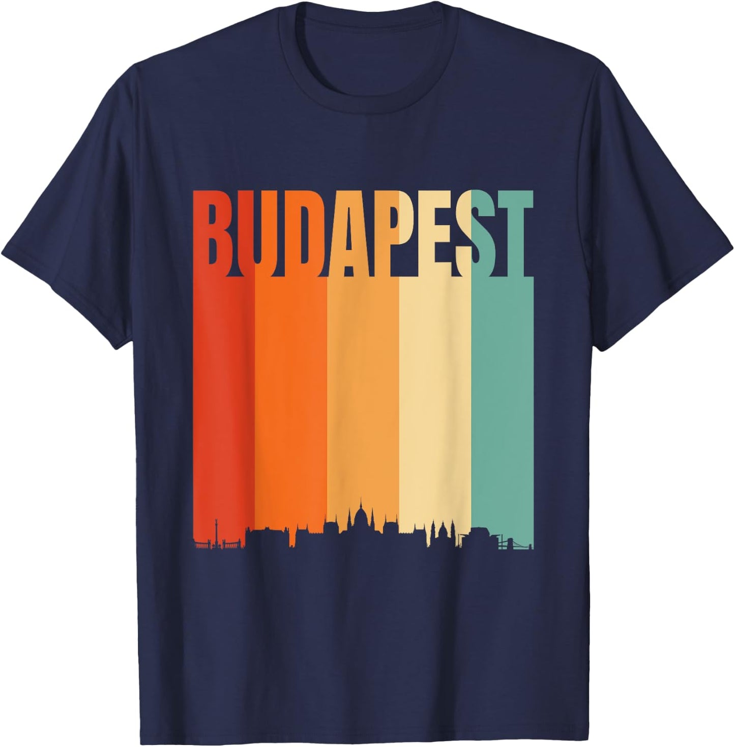 Beauty Of Budapest T-Shirt - T-Shirt | Navy