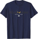Yellowstone National Park Tonal Retro Vintage T-Shirt - T-Shirt | Navy