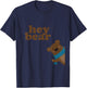 Hey! Bear Funny T-Shirt - T-Shirt | Navy