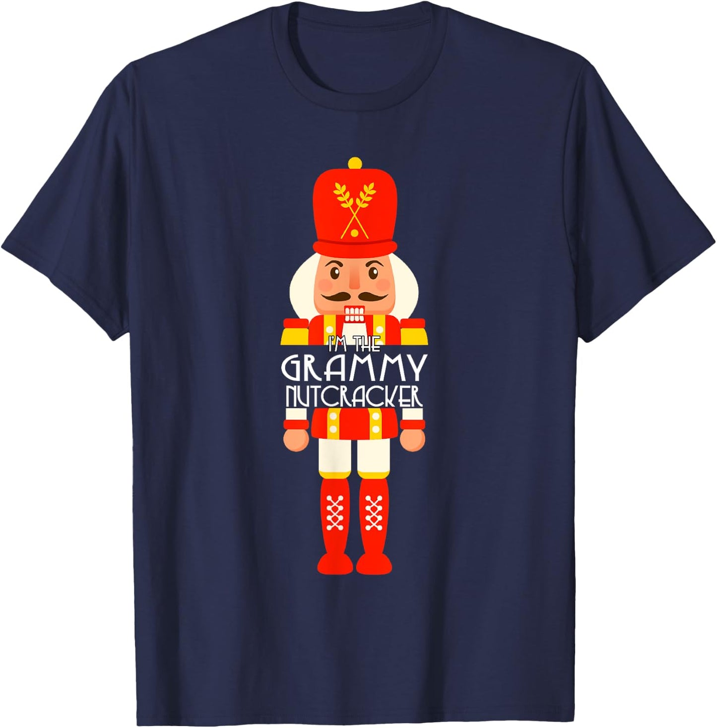 Grammy Nutcracker Matching Family Group Christmas Pajama T-Shirt - T-Shirt | Navy
