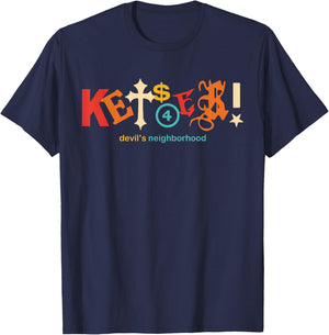 Kets4Eki Devils Neighborhood Vintage Apparel T-Shirt - T-Shirt | Navy
